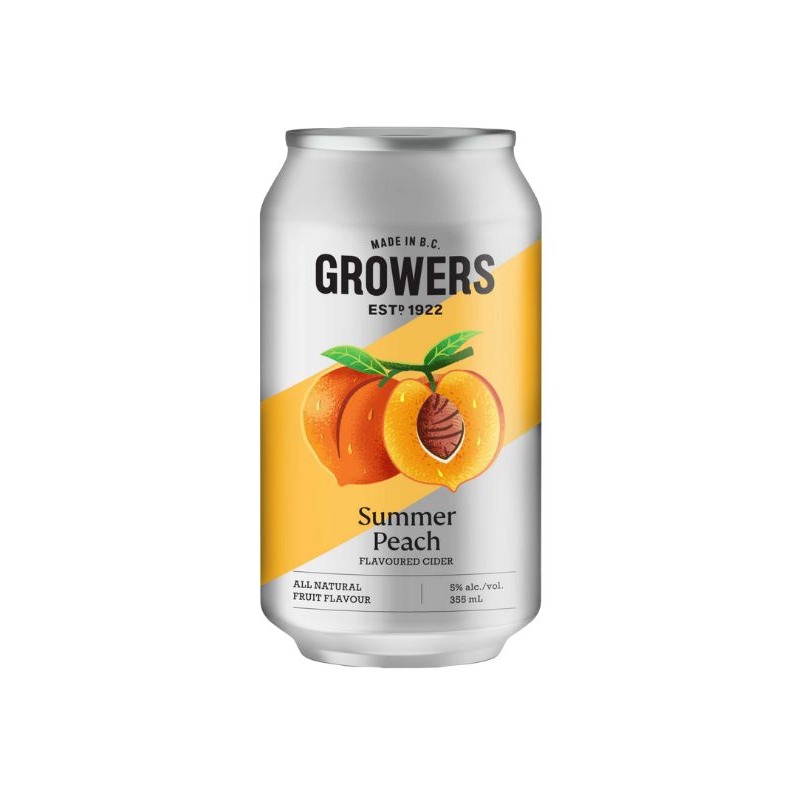 Growers Peach 6pck